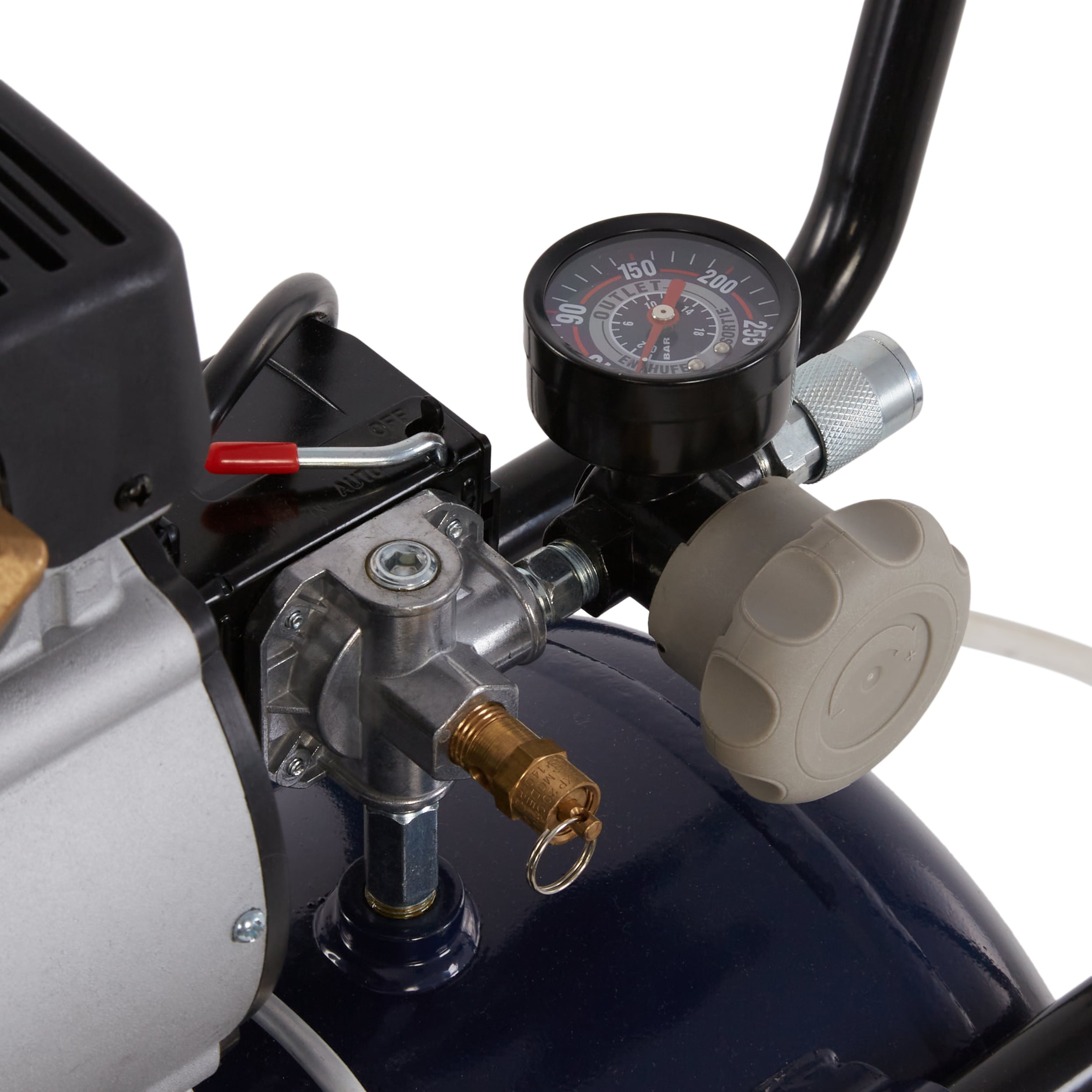 Compresor de aire eléctrico portátil Campbell Hausfeld de 8 galones y 125 PSI tipo Hot Dog - DC080500