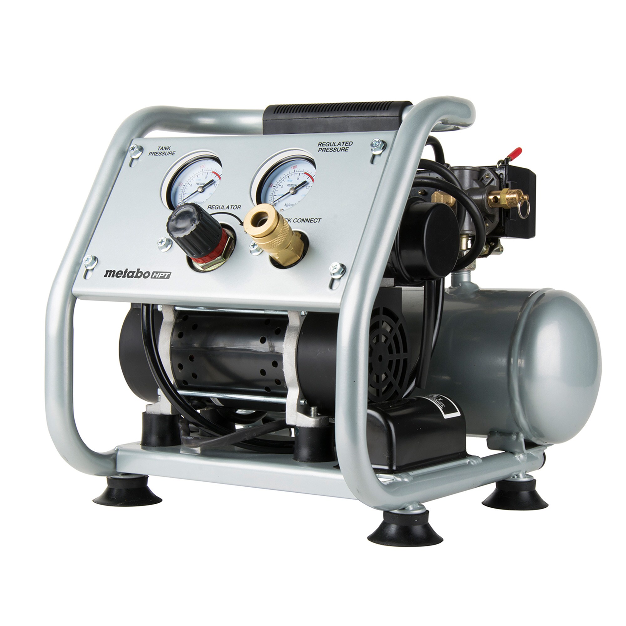 Metabo HPT Compresor de aire horizontal eléctrico portátil de 1 galón con 125 PSI - EC28MM