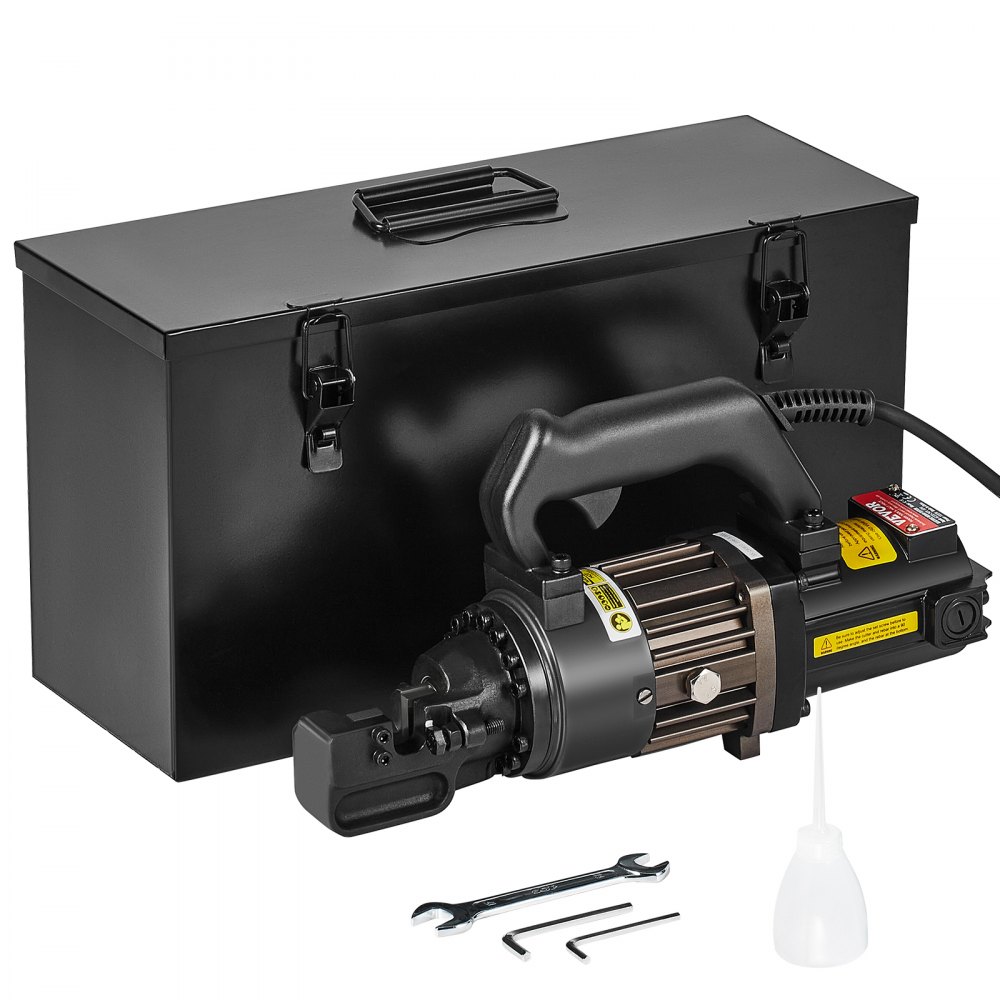 VEVOR 1000W Electric Hydraulic Rebar Cutter Cutting up to 5/8 Inch 4-16mm #5 - GJQDJQX16MMLANFZXV1