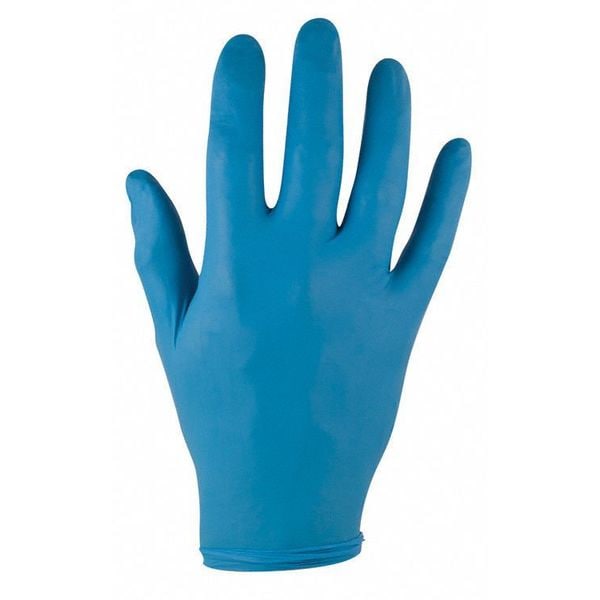 Ansell TouchNTuff 92-675, Guantes desechables de nitrilo con yemas texturizadas, 4.3 mil en palma, nitrilo, S - 92-675