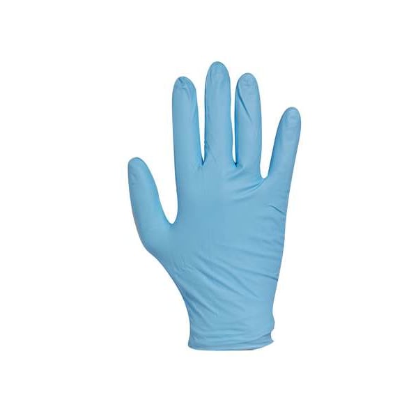 Ansell N86, Guantes de examen, 6.7 mil Palm, Nitrilo, sin polvo, XL (10), 50 PK, Azul - N864