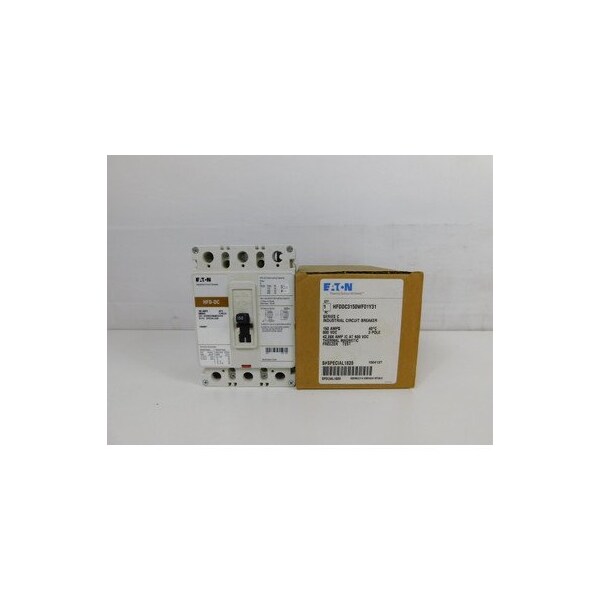 Eaton Molded Case Breakers MCCBs HFD 3P 150A 600V 50/60Hz 3Ph F Frame 1BOX - HFDDC3150WF01Y31