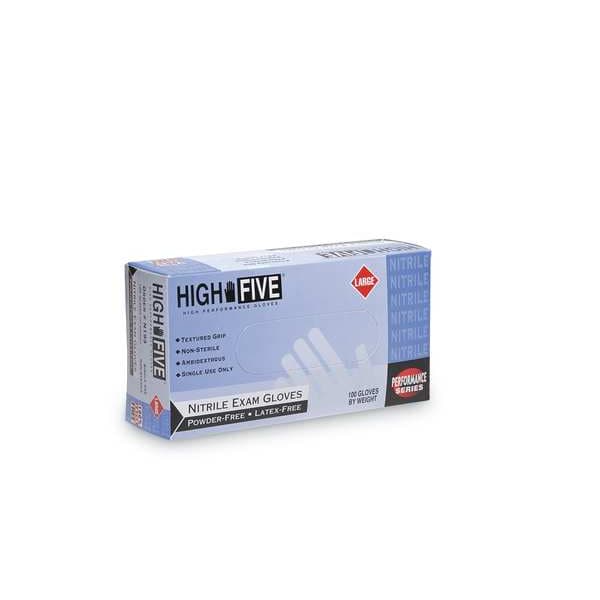 Guantes de examen de nitrilo Ansell Microflex, con puntas texturizadas, 3.9 mil, sin polvo, XL, azul cobalto, paquete de 100 - N194