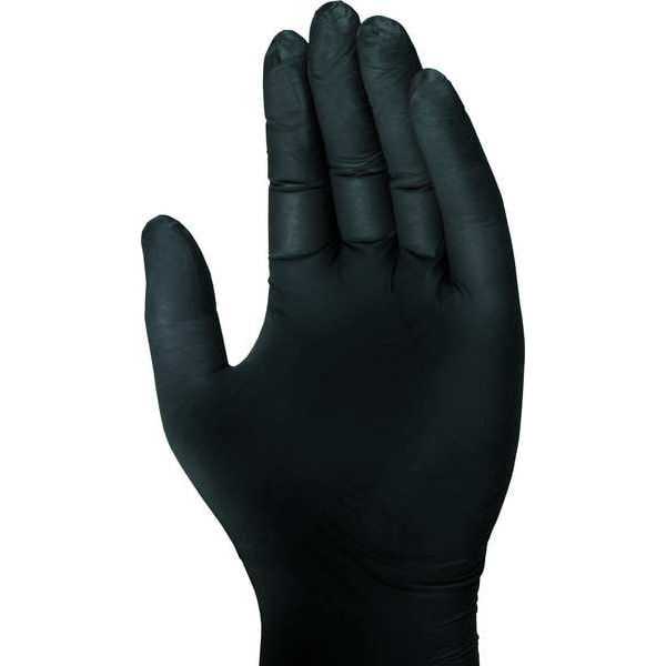 Mechanix Wear D13, Guantes Desechables, Palma de 5 mil, Nitrilo, sin Talco, L (10), 100 Paq, Negro - D13-05-010-100