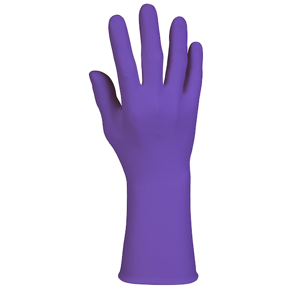 Kimtech Morado Nitrilo-Xtra, Guante Desechable, 6 mil Palm, Nitrilo, Libre de Polvo, XS (6), 500 PK, Morado - 55090