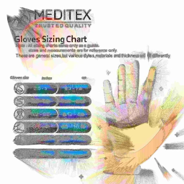 Meditex Meditex G5 (Estuche), Guantes de Examen de Nitrilo, 4 mil de Palma, Nitrilo, sin Polvo, XL, 1 Paquete, Azul Oscuro - XL