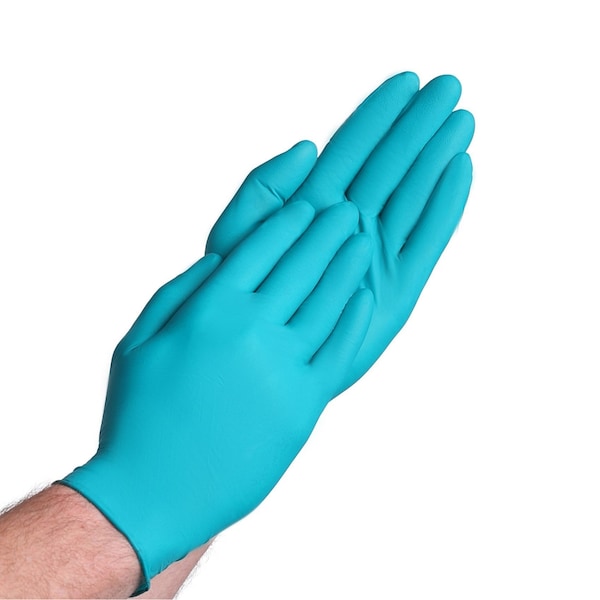 Vguard A16A7, GUANTES DESECHABLES, Palma de 5 mil, Nitrilo, Sin Polvo, XL, Paquete de 1000, VERDE - A16A74