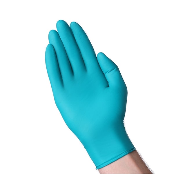 Vguard A16A7, GUANTES DESECHABLES, Palma de 5 mil, Nitrilo, Sin Polvo, XL, Paquete de 1000, VERDE - A16A74