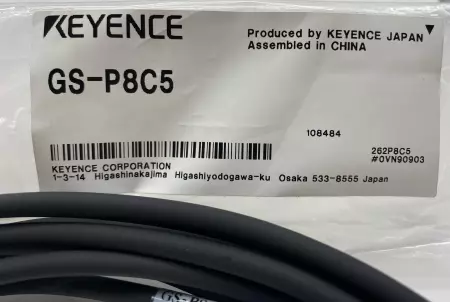 Keyence 8-Pin Cable GS-P8CS