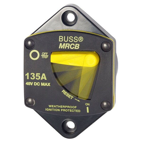 Blue Sea Systems Circuit Breaker, 187 Series, 135A, Not Rated, 5kA at 12V DC - 7047