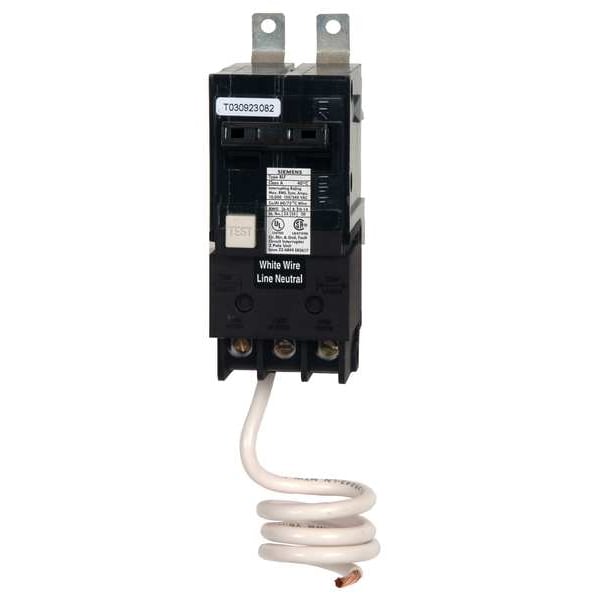 Siemens Miniature Circuit Breaker, BFH Series, 60A, 2 Pole, 120/240V AC, 22kA at 120/240V AC - BF260H