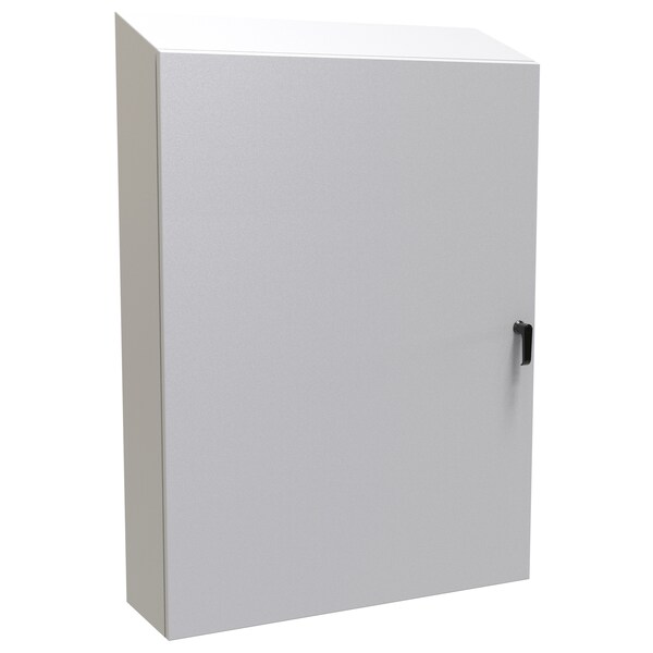 Hammond Steel Electrical Enclosures, 48 in H, 10 in D, 36 in W, NEMA 4, Hinged - ST483610LG