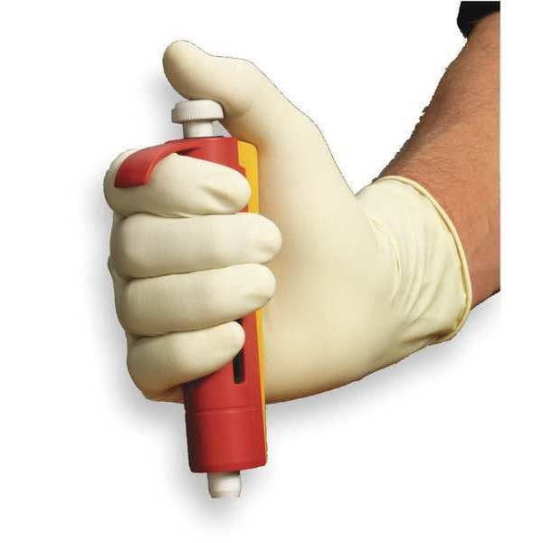 Ansell E-Grip, Guantes de Examen, 5.1 mil Palm, Látex de Caucho Natural, Sin Polvo, XS, 100 PK, Beige - L970