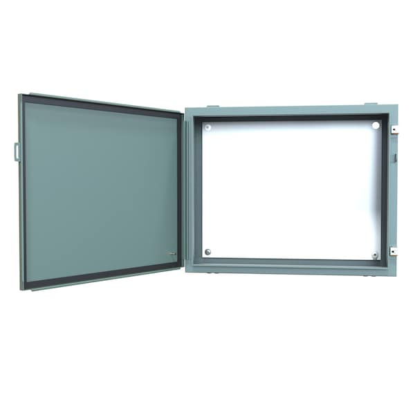 Hammond Steel Electrical Enclosures, 24 in H, 8 in D, 30 in W, NEMA 12, Hinged - 1418KR8