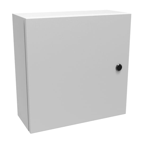 Hammond Steel Electrical Enclosures, 16 in H, 6 in D, 16 in W, NEMA 4, Hinged - EN4SD16166LG