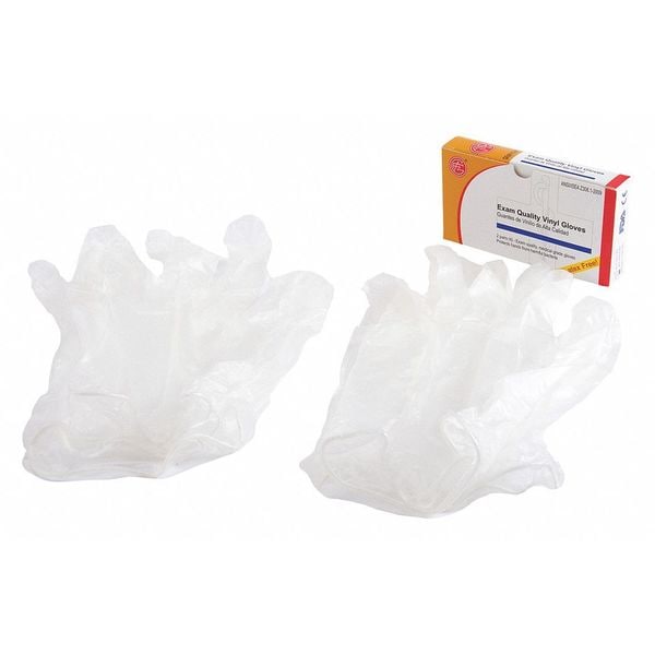Guantes de Examen Unitizados Zoro Select, Palma de 0.4 mil, Elastómero Cohesivo Sintético, Sin Polvo, Talla L, 4 paquetes, Blanco - 9999-1101