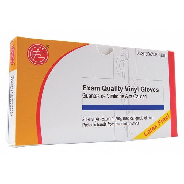 Guantes de Examen Unitizados Zoro Select, Palma de 0.4 mil, Elastómero Cohesivo Sintético, Sin Polvo, Talla L, 4 paquetes, Blanco - 9999-1101