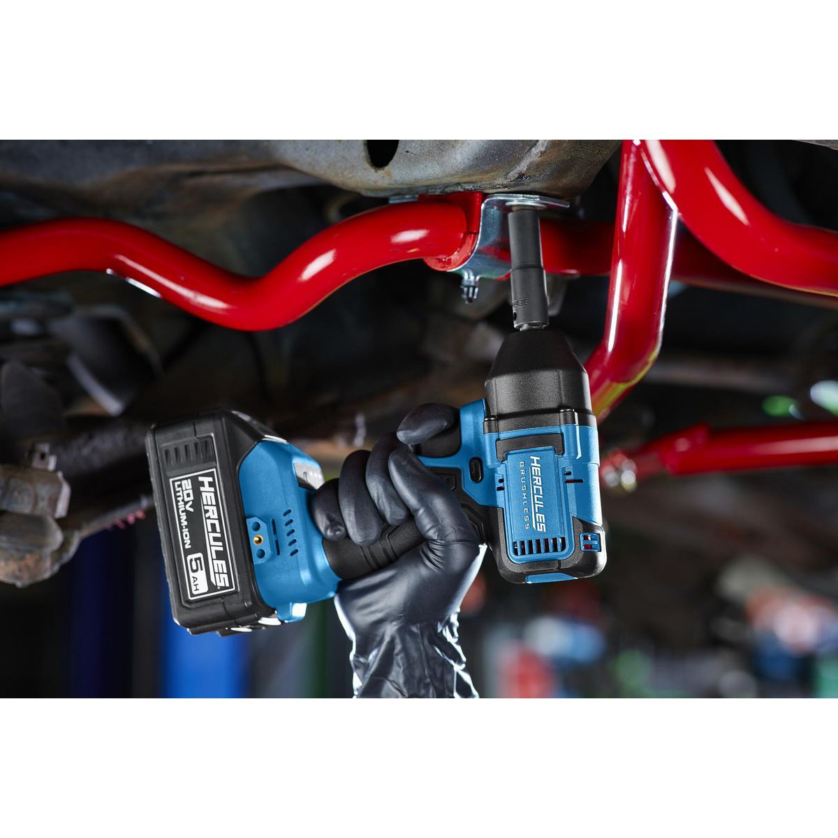 Llave de impacto compacta inalámbrica de 3 velocidades y 3/8 de pulgada sin escobillas Hercules de 20V - Solo herramienta - 57564