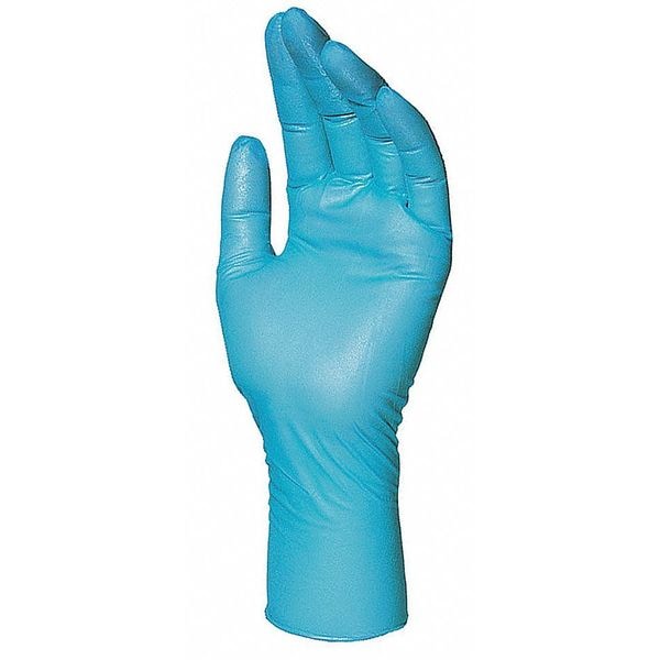 Mapa Desechable Solo Ultra 980 Guantes, 8 mil Palm, Nitrilo, Libre de Polvo, 8, 100 PK, Azul - 980
