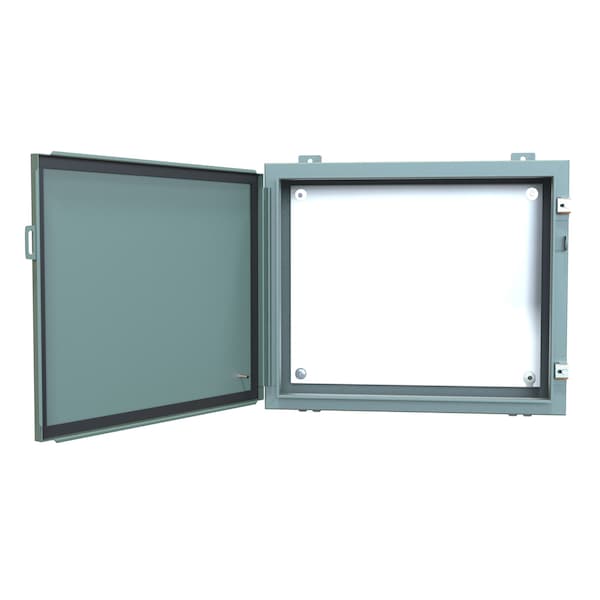 Hammond Steel Electrical Enclosures, 20 in H, 6 in D, 24 in W, NEMA 12, Hinged - 1418ER6