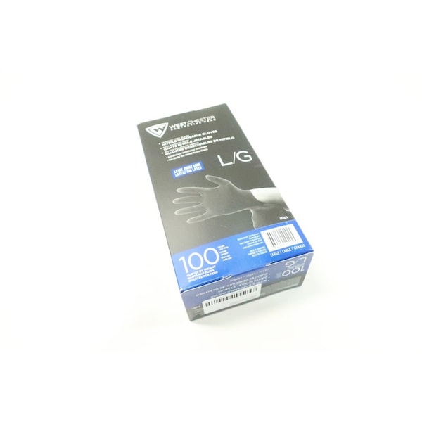Equipo de Protección de West Chester PosiShield, Guantes Desechables de Nitrilo, Nitrilo, L, 100 Paq - 2920/L