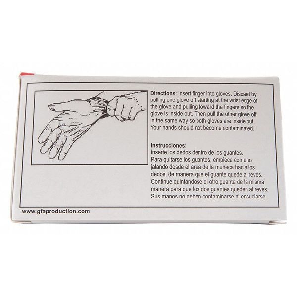 Guantes médicos unitizados de grado médico Zoro Select, 0.4 mil de palma, elastómero cohesivo sintético, sin polvo, talla universal - 9999-1102.