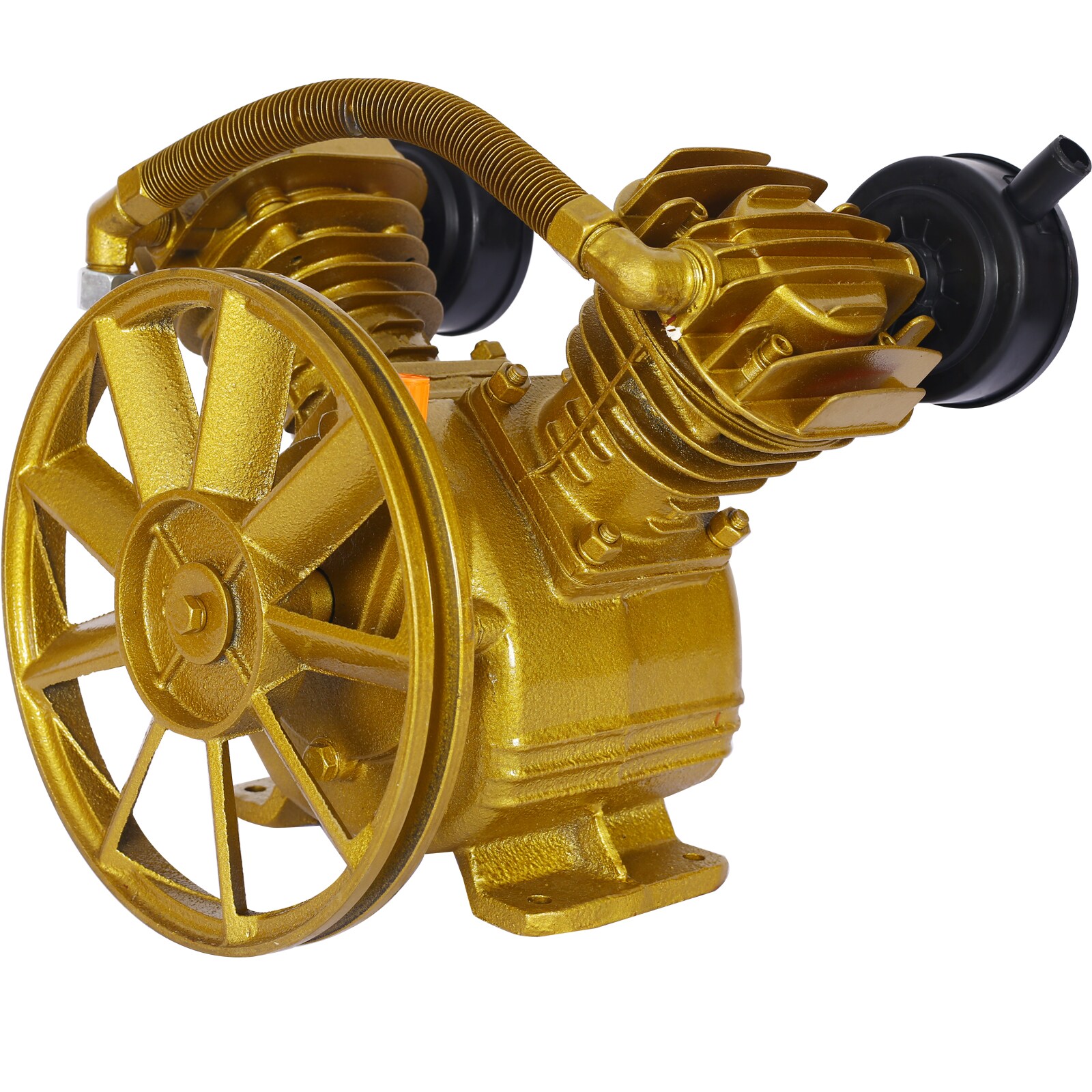 Bomba de Compresor de Aire Eléctrico EXTRAUP, 3HP, 120V, 32.6 libras, 8.8CFM, Compresor de Pistón, Hierro Fundido, Diseño de Cilindro en V, Accesorios Incluidos - YHLW46541457