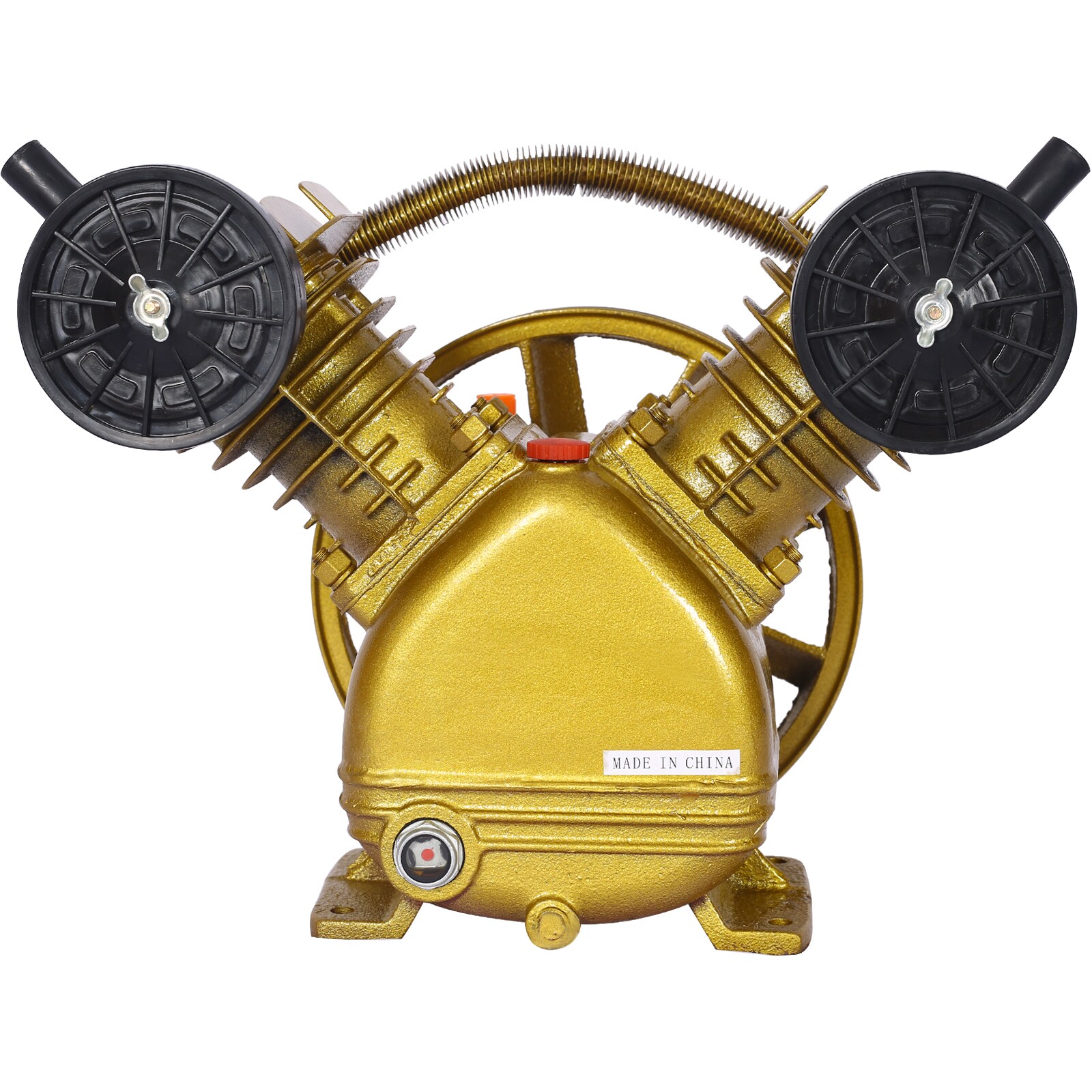 Bomba de Compresor de Aire Eléctrico EXTRAUP, 3HP, 120V, 32.6 libras, 8.8CFM, Compresor de Pistón, Hierro Fundido, Diseño de Cilindro en V, Accesorios Incluidos - YHLW46541457
