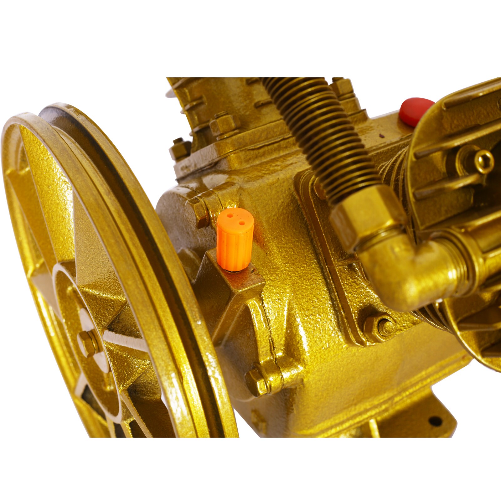 Bomba de Compresor de Aire Eléctrico EXTRAUP, 3HP, 120V, 32.6 libras, 8.8CFM, Compresor de Pistón, Hierro Fundido, Diseño de Cilindro en V, Accesorios Incluidos - YHLW46541457
