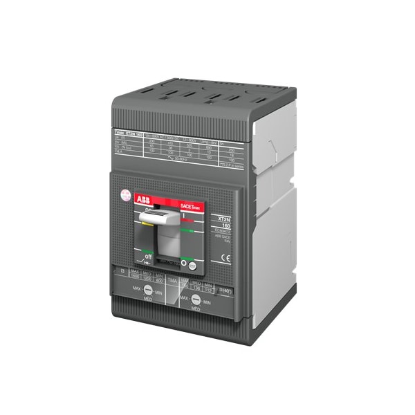 Abb Molded Case Circuit Breaker, XT2L Series, 15A, 3 Pole, 600V AC, 200kA - XT2LU3015MFF000XXX