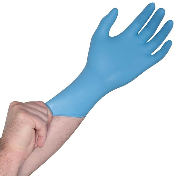Gemplers 19824, Guantes desechables de nitrilo, 8 mil de grosor en la palma, nitrilo, sin polvo, XL, paquete de 50, color azul - 198249-XL