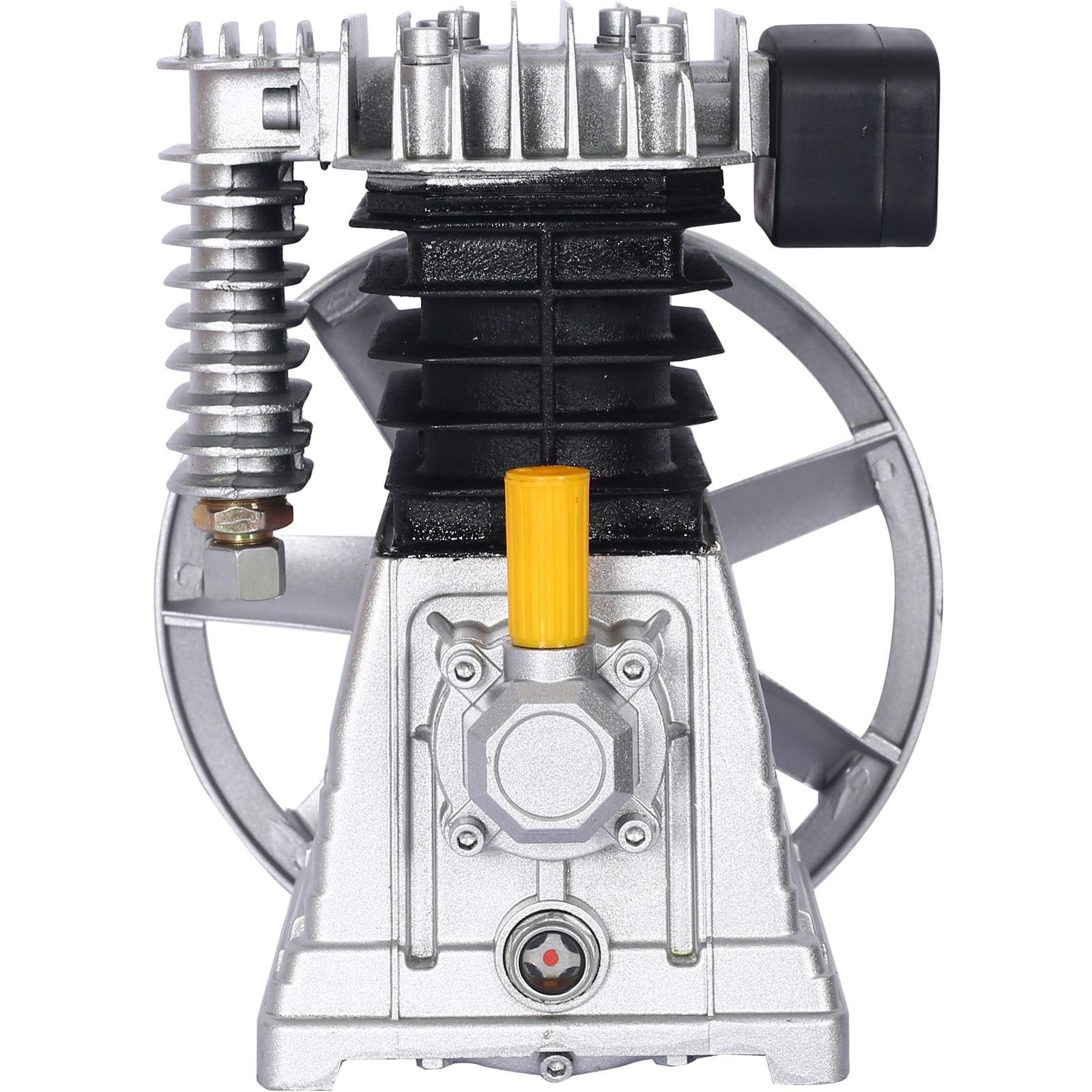 Compresor de aire eléctrico portátil EXTRAUP con accesorios incluidos, 2HP, 120V, 6CFM, 115 PSI, Compresor de pistón, material de aluminio - YHLW46541454