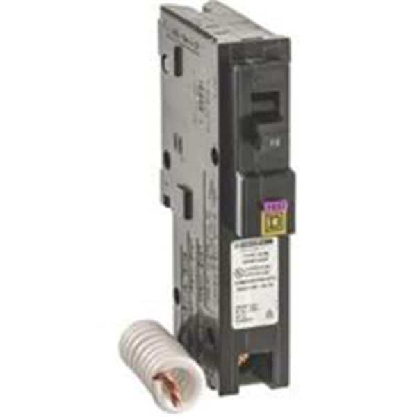 Square D Miniature Circuit Breaker, 15A, 1 Pole, 120V AC - 6995005
