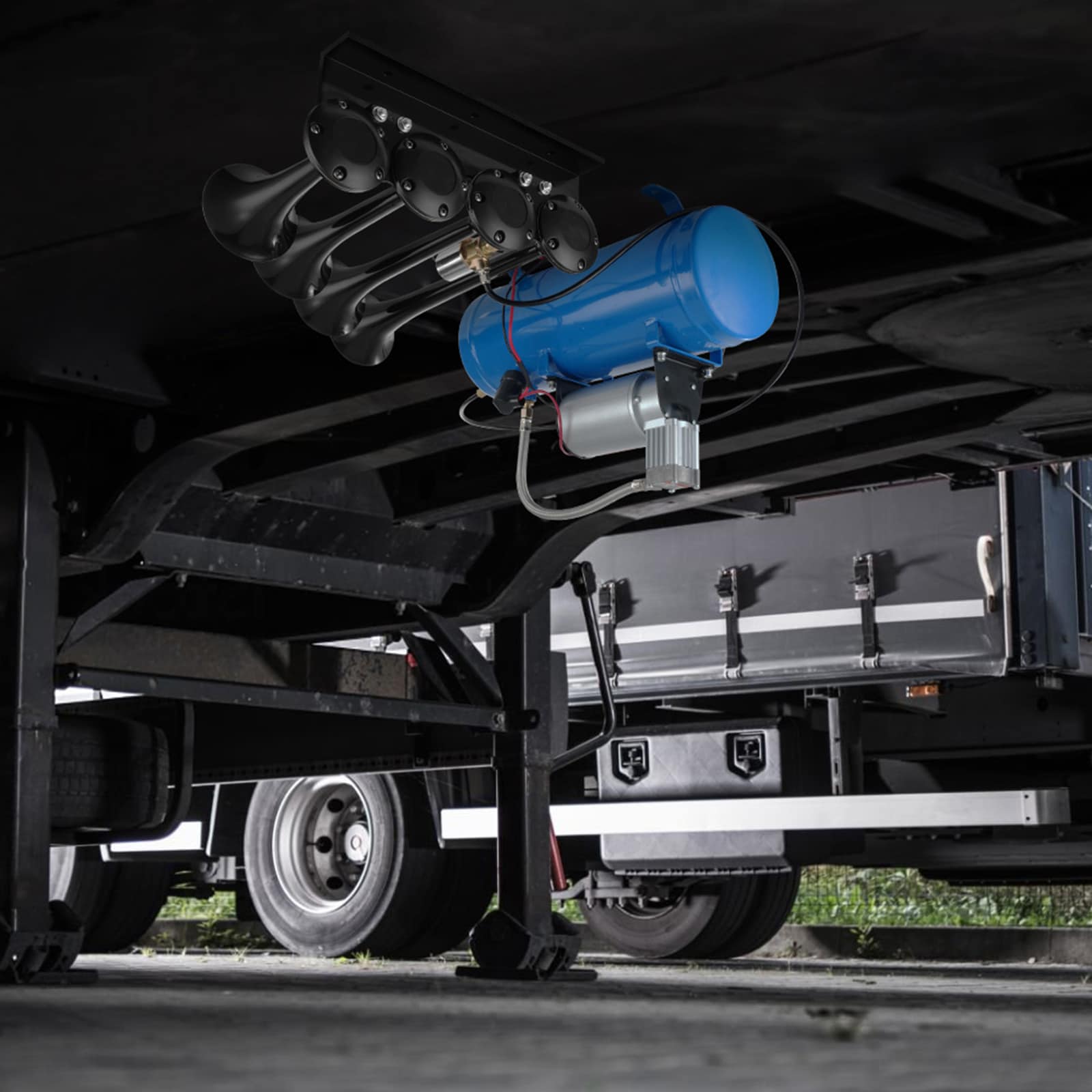 VEVOR Compresor de aire vertical portátil eléctrico de 1.6 galones y 120 PSI con accesorios incluidos - QLBCQGYYSJZCESCMXV9