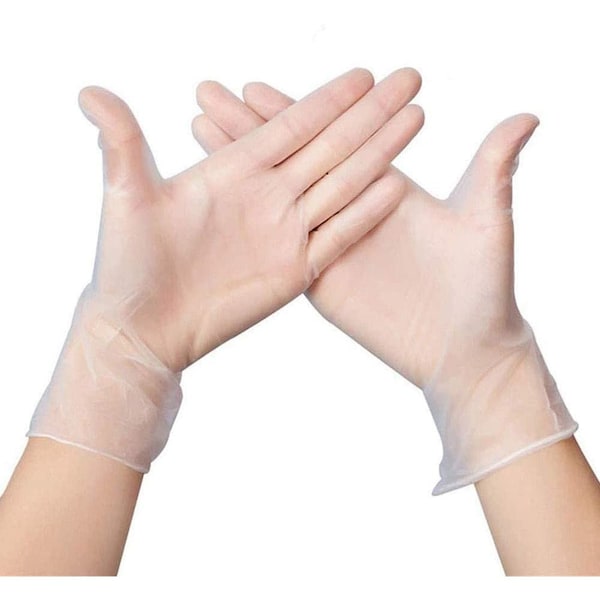Guantes Desechables Zoro Select, Sintéticos de Vinilo, Sin Látex, Sin Polvo, Transparentes, XL, 10 cajas de 100 guantes - VinylXLB