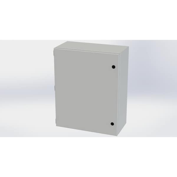 Saginaw Control & Engineering Carbon Steel Electrical Enclosures, 20 in H, 8 in D, 16 in W, NEMA 3R, 4, 12, 13, Hinged - SCE-20168ELJLG