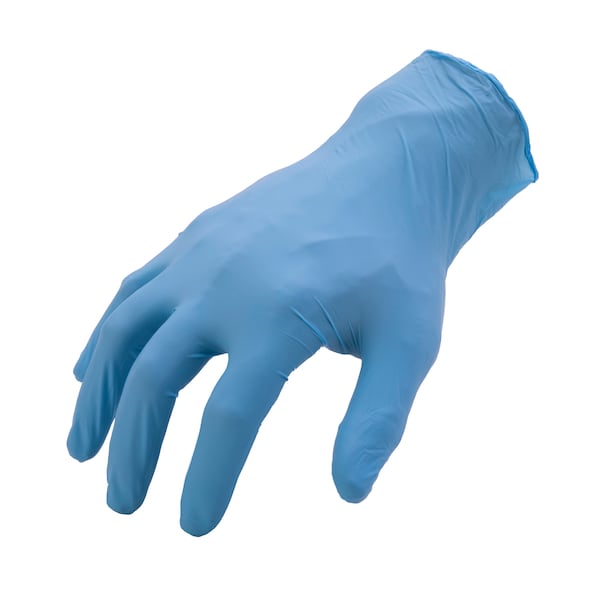 212 Rendimiento NTG-03, Guantes Desechables de Nitrilo, Palma de 5 mil, Nitrilo, Libre de Polvo, Talla L, Azul - NTG-03-010