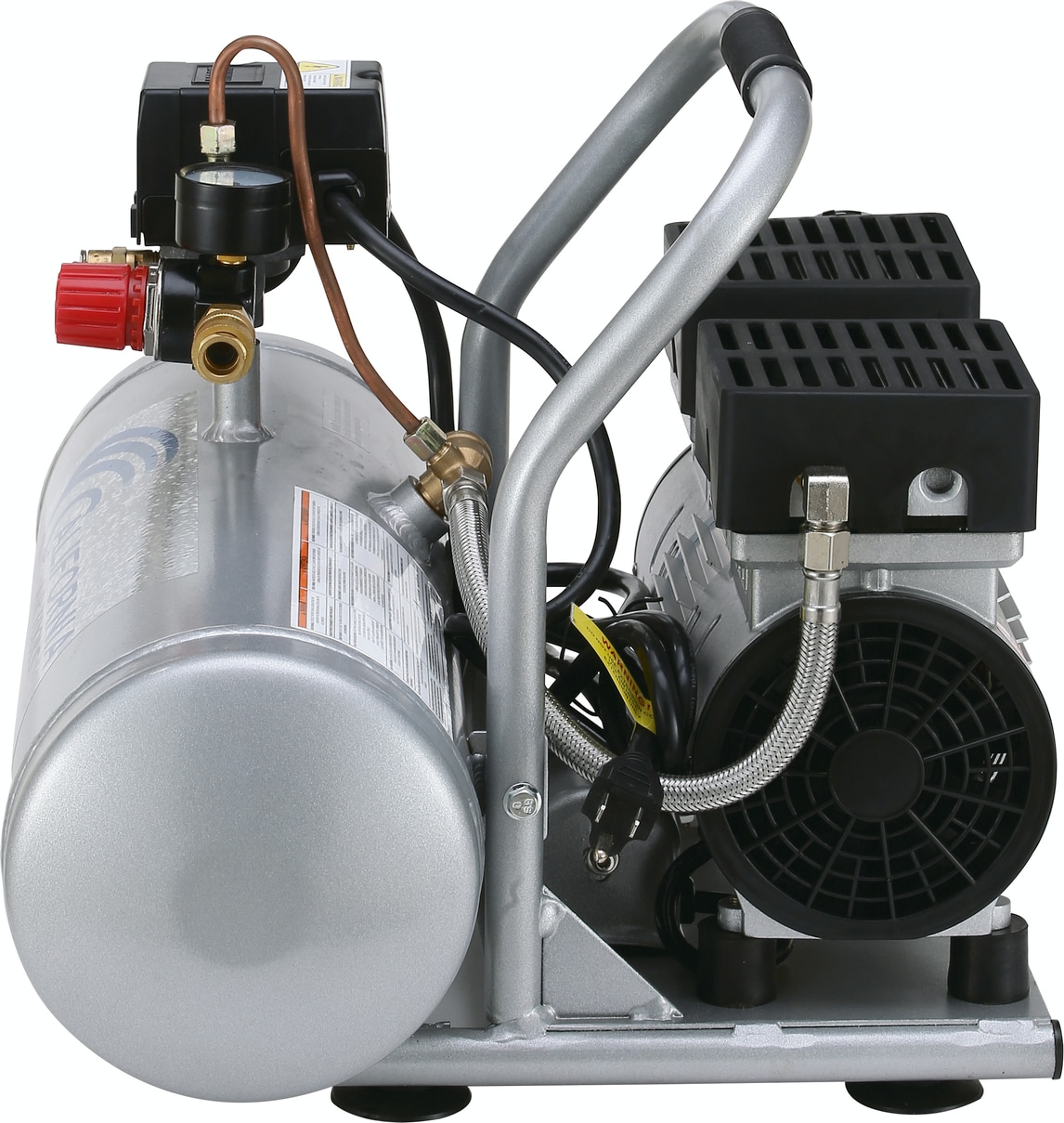 California Air Tools - Compresor de aire tipo Hot Dog portátil de 2 galones y 120 PSI con accesorios incluidos - 2010AGK18
