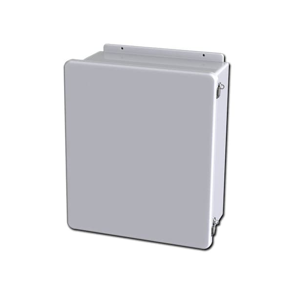 Saginaw Control & Engineering Fiberglass Reinforced Polyester Electrical Enclosures, 21.68 in H, 8.84 in D, 17.68 in W, Hinged - SCE-2016CHQRFG