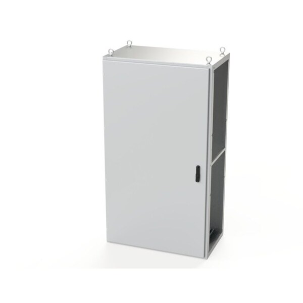 Saginaw Control & Engineering Carbon Steel Electrical Enclosures, 70.87 in H, 22 in D, 39.37 in W, NEMA 3R, 12, 13, Hinged - SCE-S181006LG