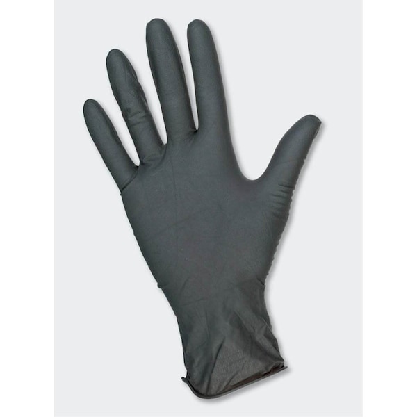 Umbo Niflex45, Guantes Desechables de Nitrilo, 5 mil en la Palma, Nitrilo, Sin Polvo, XL, 1000 piezas, Negro - H104-XL