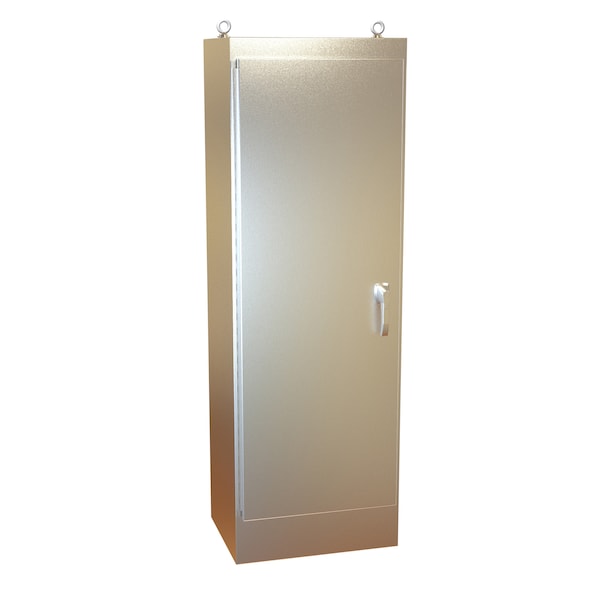 Hammond 304 Stainless Steel Electrical Enclosures, 72.06 in H, 18.06 in D, 24.06 in W, NEMA 4X, Hinged - HN4FS722418SS