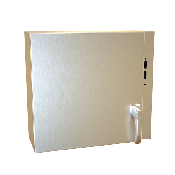 Hammond 304 Stainless Steel Electrical Enclosures, 20 in H, 8 in D, 22 in W, NEMA 4X, Hinged - EN4DSC20228SS