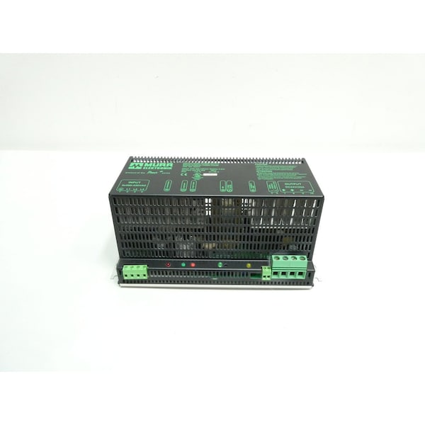 Murr Elektronik Power Supply, 360 to 440V AC, 22 to 28V DC, 20A, DIN Rail - MPS20-3X400/24 85067