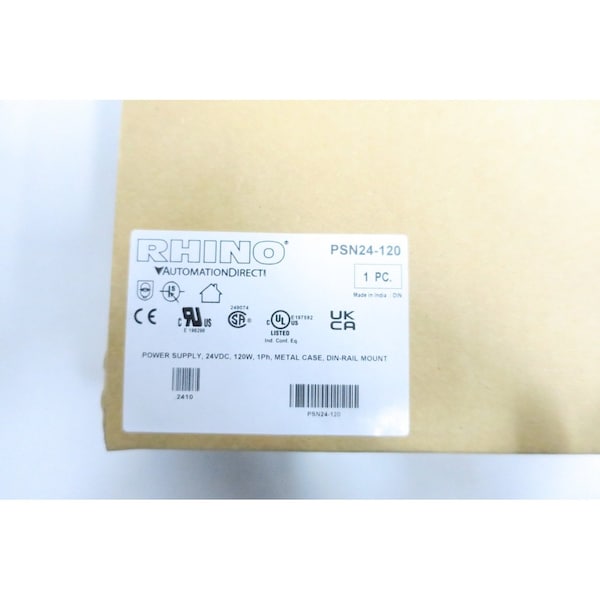 Rhino 120/240V-AC 5A AMP 24V-DC 120W AC TO DC POWER SUPPLY - PSN24-120