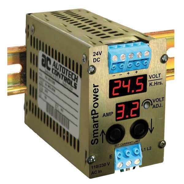 Avg Automation DC Power Supply, 85/264V AC, 23/27V DC, 60W, 2.5A, DIN Rail - SPS-24V-60W