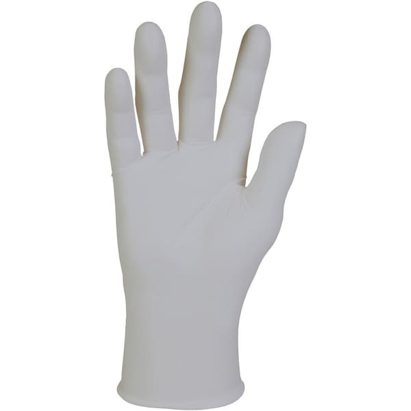 Kimberly-Clark Sterling, Guantes de examen de nitrilo, 3.5 mil palm, nitrilo, sin polvo, M, 200 paq, gris claro - KCC50707