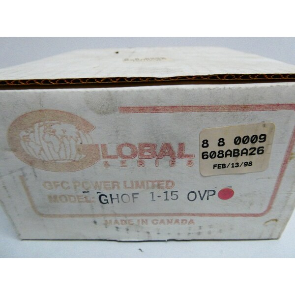 Global Power Supply, 100/120/220/240V AC, 15V DC, 1.5A - GHOF 1-15 OVP