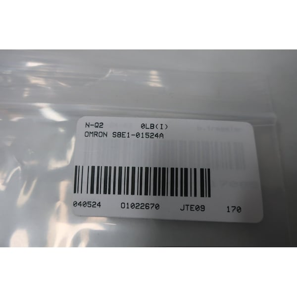 Omron AC to DC Power Supply, 100V AC, 24V DC, 15W, 0.7A - S8E1-01524A