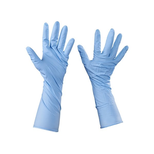 Guantes Desechables de Nitrilo Bsc Preferred, 6 mil de Palma, Nitrilo, Sin Polvo, Talla L, 50 Paquetes, Azules - BUY03999555